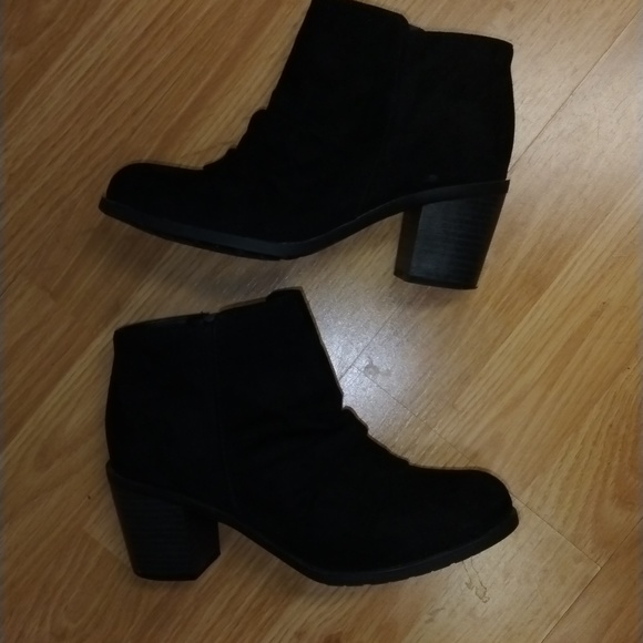 Arizona Oakes Booties Block Heel Zip - Picture 3 of 7